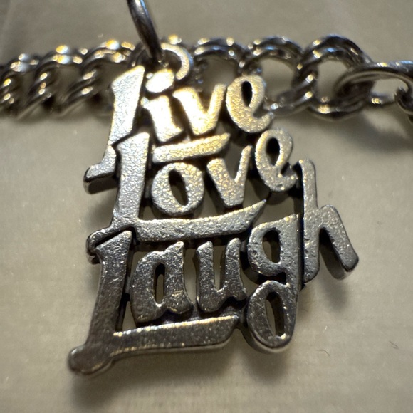 James Avery Sterling Silver Live Love Laugh Charm